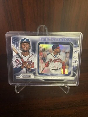 2021 Topps Stadium Club #IR-RA RONALD ACUNA JR Instavision Atlanta Braves 🔥 - Image 1 of 2