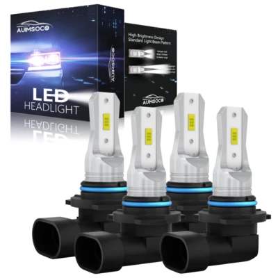 Combo de 4x faros LED blancos de haz alto bajo para camioneta GMC Sonoma 1994-2004 Foto 1 de 4