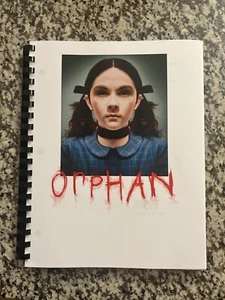 Guión de película de terror huérfana reimpresión guión completo - Imagen 1 de 3