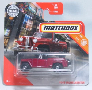 Matchbox 2020 - #38/100 - MBX City - 1948 Willys Jeepster - Imagen 1 de 1