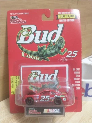 Racing Champion NASCAR 1/64 diecast #25 Budweiser Ricky Craven 1997 Louie Lizard - Image 1 of 4