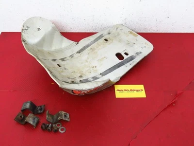Honda CRF450R 2002 OEM PLACA DE DESLIZAMIENTO marco motor aluminio metal protector escudo Foto 1 de 4