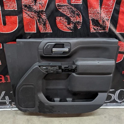2020-2023 RH Front Door Panel Chevy Silverado GMC Sierra 2500 3500 Jet Black - Image 1 of 4