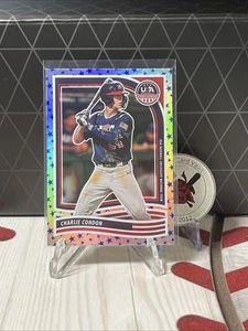 2024 Panini USA Stars & Stripes #72 Stars Halo Charlie Condon Collegiate Team - Picture 1 of 1