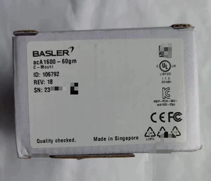 1 PIEZA Nueva cámara industrial BASLER acA1600-60gm - Imagen 1 de 2