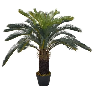 Planta Artificial Palmera Maceta Flores Decorativas Plástico Multitalle vidaXL - Imagen 1 de 6