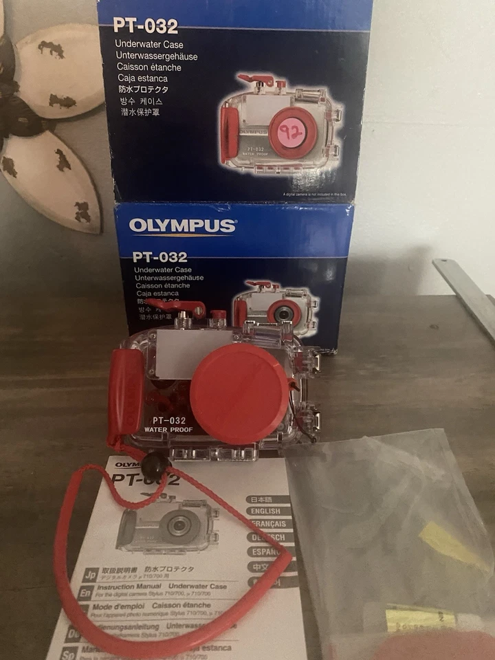 Olympus PT-032 Underwater Camera Case with Strap - Image 1 of 4