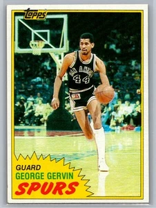 1981-82 Topps George Gervin #37 - San Antonio Spurs - Bild 1 von 2