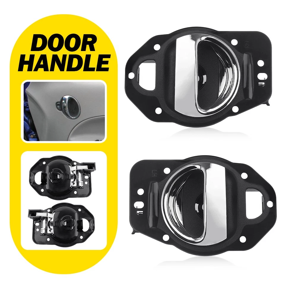 Pair Inside Front Door Handle Left+Right for 2006-2011 Chevrolet HHR 19299613 EK - Image 1 of 4