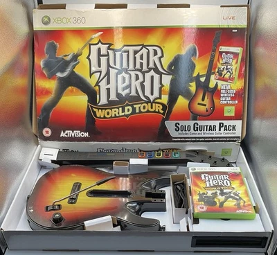 Guitar Hero World Tour Guitar Controller Set for Xbox 360 New In Open Box - Image 1 of 4