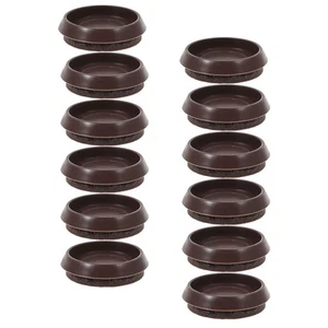 12 Pezzi Tazze Ruota per Tappeto Letto Piedini Protezioni Antiscivolo Mobili Cuscinetti - Foto 1 di 9