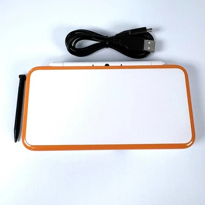 new Nintendo 2DS XL LL Console White Orange NTSC-J Japan Console [Near Mint] - image 1 of 4