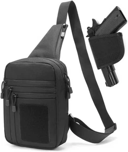 Raptor Sling Bag – (Right-Handed) Tactical Shoulder Chest Pack for Men and...  - Picture 1 of 8