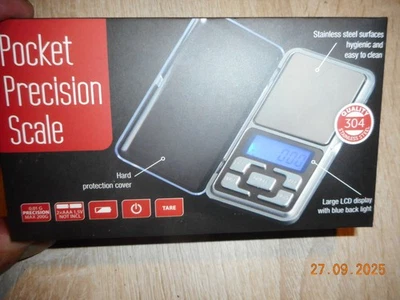 Digitale Feinwaage Taschenwaage 0,01 - 200g Waage 0.01 Goldwaage Briefwaage - Bild 1 von 4