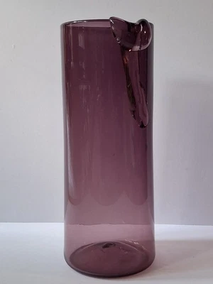 SIGNED 27cm  MICHAEL HOOK 1986 AUSTRALIAN STUDIO ART  GLASS VASE - image 1 of 4