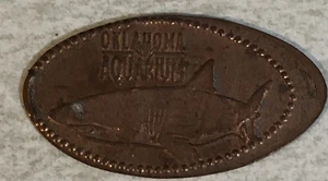 Oklahoma Aquarium Pressed Elongated Penny PP3 - Picture 1 of 2