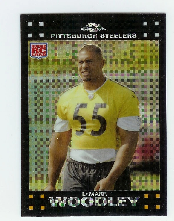 2007 Topps Chrome XFractors Lamarr Woodley - Image 1 of 1