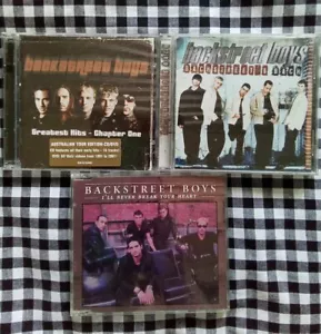 Backstreet Boys Greatest Hits/ I'll Never Break Your Heart/ Backstreets Back x 3 - Picture 1 of 2