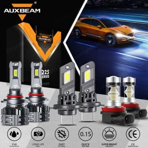 For Subaru Legacy 10-14 AUXBEAM Canbus 9005 H7 LED Headlight Hi/Lo/H11 Fog Light - Picture 1 of 17