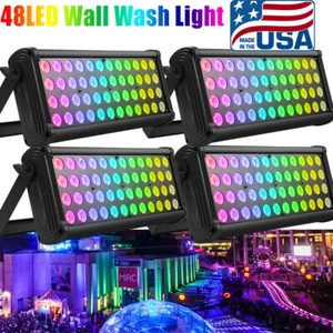 Wall Wash Bar Light 48LED RGB DMX512 DJ Party Disco Stage Show Display Lights - Picture 1 of 14