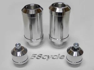 1993-1999 900RR Polished Frame Sliders Saver Crash Protectors Set CBR 900 Honda - Photo 1/1