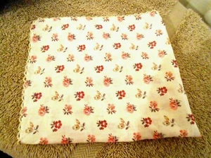 LIBERTY OF LONDON--FLORAL BONE AND PINKS---11" X 11" - Picture 1 of 2