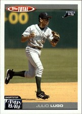 2004 Topps Total Tampa Bay Devil Rays Baseball Card #269 Julio Lugo