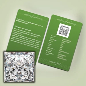 1.05ct D VS1 Princess Natural Diamond Yellow Gold Solitaire Engagement Ring - Picture 1 of 6