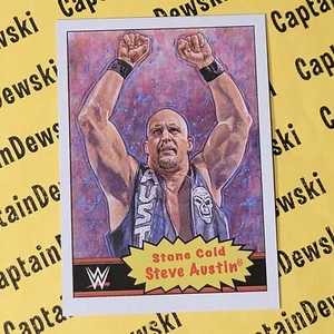 Stone Cold Steve Austin 2021 Topps Living WWE #1 PR5521 Stunner Wrestling Legend - Imagen 1 de 2