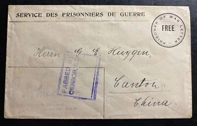 1943 Australia Trial Bay German Prisoner Of War POW Camp To Canton China WWI - Image 1 of 2