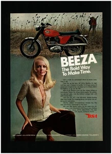 1969 BSA Starfire 250cc Motorcycle Original Print Ad ~ Free Shipping ~ - Picture 1 of 1