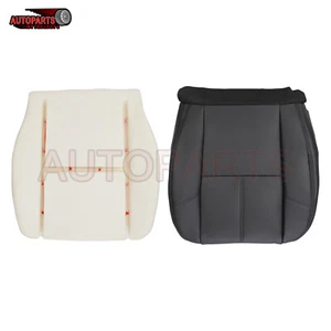 For 2007-13 Chevy Avalanche Suburban LH Seat Cover Leather & Foam Cushion Black - Picture 1 of 18