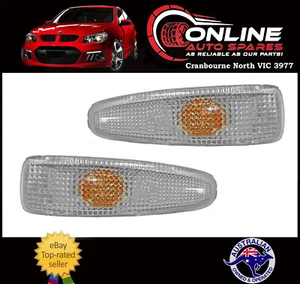 Guard Indicator PAIR fit Mitsubishi Triton MQ 2015-18 flasher turn blinker clear - Picture 1 of 1