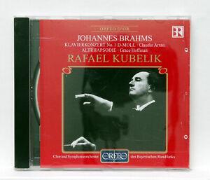 CLAUDIO ARRAU - BRAHMS piano concerto no.1, alto rhapsody ORFEO CD NM