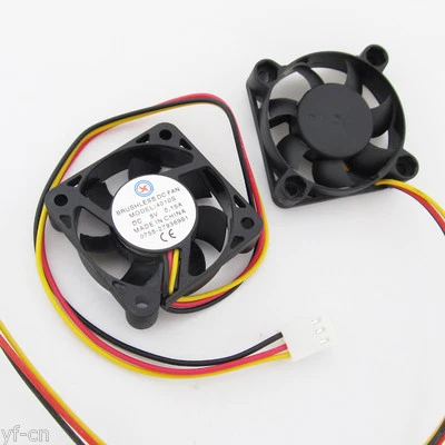 1pc Brushless DC Cooling Fan 40x40x10mm 40mm 4010 7 blades 5V 3pin Connector - Image 1 of 4
