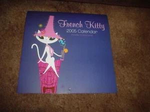 FRANZÖSISCHES KÄTZCHEN WANDKALENDER 2005 - ENTZÜCKENDE WEISSE KATZE - Bild 1 von 8