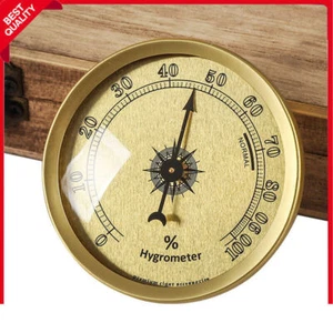 Digital Analog Hygrometer Cigar Humidor Thermometer Temp Humidity Meter - Picture 1 of 11
