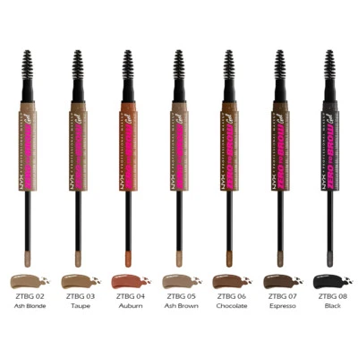 1 NYX Zero To Brow Longwear Brow Gel "Pick Your 1 Color" *Joy's cosmetics * - Image 1 of 4