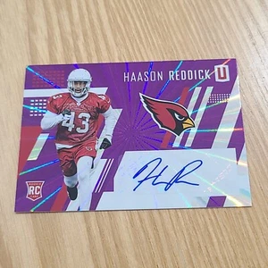 2017 Panini Unparalleled Purple Rainbow Spokes /99 Haason Reddick Rookie Auto RC - Imagen 1 de 1
