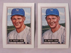 1989 Bowman Sweepstakes Reprints 1951 Whitey Ford Yankees  (2)  Cards - Picture 1 of 1