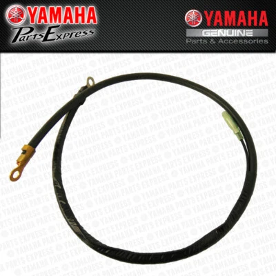 全新 1990 - 2004 年 YAMAHA WARRIOR 350 YFM 原始设备制造商负电池电缆引线最小 — 第 1/4 张图片