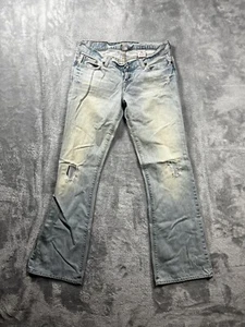 Lucky Brand Jeans Women 8/29 Low Rise Sweet Dreams Bootcut Dungaree Button Fly - Picture 1 of 14