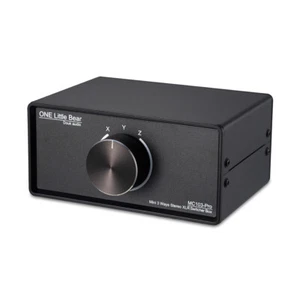Mini 1-IN-3-OUT Stereo XLR Balanced Audio Converter Passive Selector Switcher - Picture 1 of 7