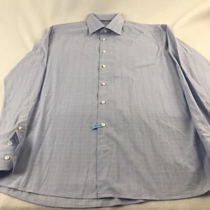 ETON Langarmhemd blau Gingham Karo 17 (43) modern - Bild 1 von 11