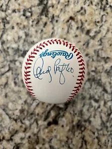 Andy Pafko Brooklyn Dodgers Cubs Braves Signed OAL Auto Baseball - Picture 1 of 3