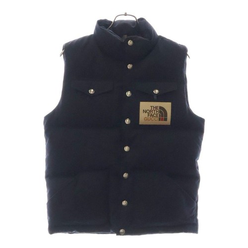 Piumino The North Face x Gucci Navy usatoatamente del conchette e aglia ta XS06sm