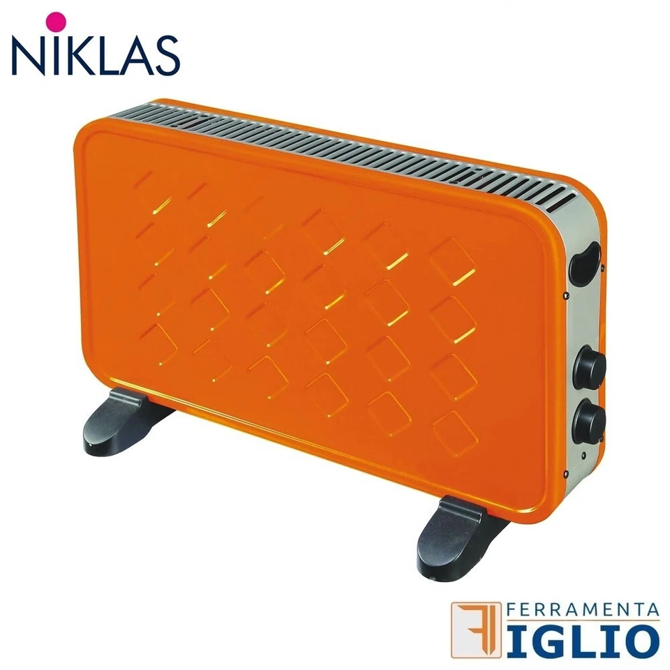 Termoconvettore Termoventilatore Stufa Elettrica 2 Potenze 2000W Termostato Reg. - Immagine 1 di 1