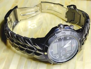 OROLOGIO BULOVA MARINE STAR UOMO QUARZO ALLS/S CINTURINO SERPENTE NERO CRONOGRAFO 98C59 - Foto 1 di 12