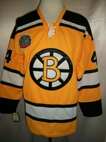 Bobby Orr Boston Bruins Yellow & Black "2010 Winter Classic" CCM NHL Jersey Cover