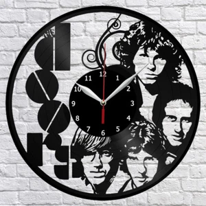 The Doors Vinyl Record Wall Clock Home Decor Fan Art Handmade Original Gift 3703 - Picture 1 of 12